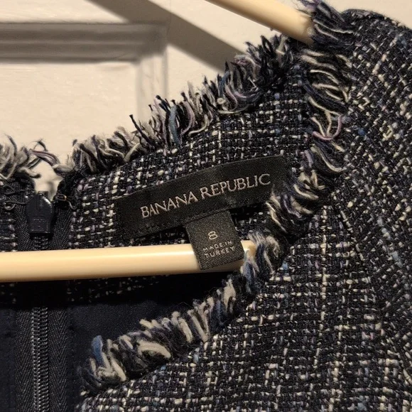 Banana Republic tweed short sleeve career dress - Picture 2 of 4